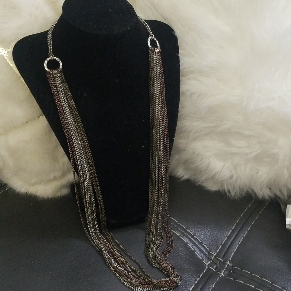 Long  chain lady necklace
